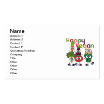 Happy Vegan Business Cards