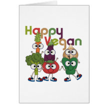 Happy Vegan Greeting Cards