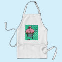 Happy Vegan Lil' Miss Cuppy Cake Apron