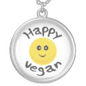 Happy Vegan necklace