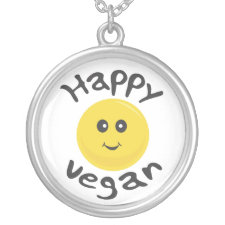 Happy Vegan Necklace necklace