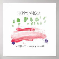 Happy Wagon by MAXarT Poster