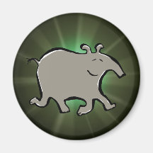 happy walking tapir fridge magnets