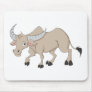 Happy Water Buffalo Cartoon Mousepad