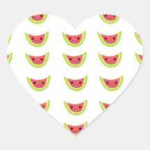 Happy Watermelon Slices Sticker