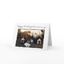 Happy Wedding Anniversary Boxer greeting card by ritmoboxer Happy Wedding Anniversary Boxer greeting card