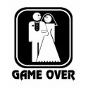 Happy Wedding Game Over Tee t-shirts by game_over Happy Wedding Game Over Tee t-shirts