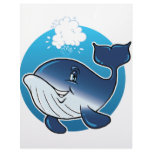 Happy Whale Letterhead Template