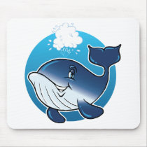 Happy Whale mousepads