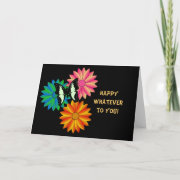Happy Whatever Greeting Card card