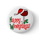 Happy Wineydays buttons