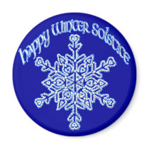 Happy Winter Solstice Magnet