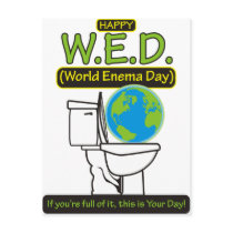 Happy World Enema Day WED postcards