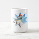 Happy x-mas blue bird Mug mugs