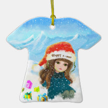 Happy x-mas doll Ornament