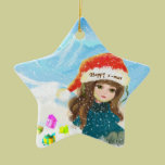 Happy x-mas doll Ornament ornaments