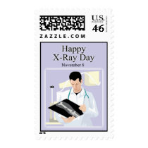 Happy X-Ray Day November 8 Stamp