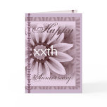 Happy xxth Year Anniversary LAVENDER Flower Card