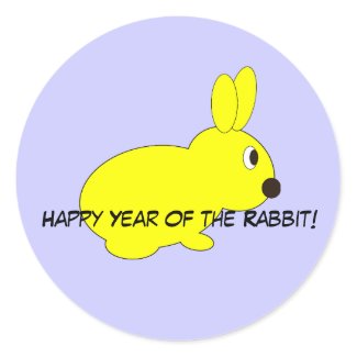 Happy Year of the Rabbit! sticker