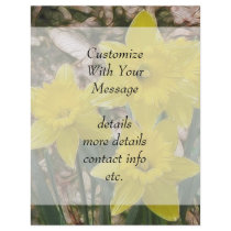 Happy Yellow Daffodils Flyer