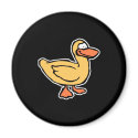 happy yellow duck magnets