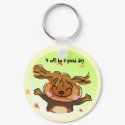 Happy Yorkie keychains