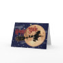 Happy Yule Witch Xmas Card