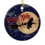Happy Yule Witch Xmas Ornaments