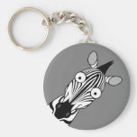 HAPPY ZEBRA KEYCHAIN