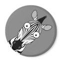 HAPPY ZEBRA MAGNET