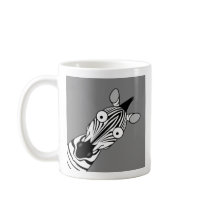 HAPPY ZEBRA COFFEE MUGS