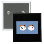 Happy Zombie Bears Pinback Button