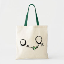 Happy Zombie Face Tote Bag
