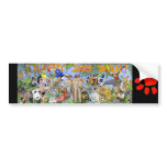 Happy Zoo Year Zoo Animals Bumper Sticker