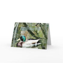 HappyBirthday Mallard card-can change inside words by MakaraPhotos HappyBirthday Mallard card-can change inside words