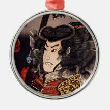 Hara Hayato No Sho Holding a Spear Christmas Tree Ornaments