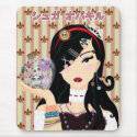 Harajuku Girl Mayumi - Katakana mousepads