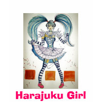 Harajuku Girl t-shirts