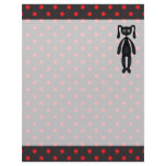 Harajuku Polka Dot Bunny in Red and Black Letterhead