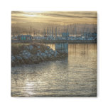 Harbor at Dawn 2 Magnet