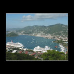 Harbor at St. Thomas Postcard