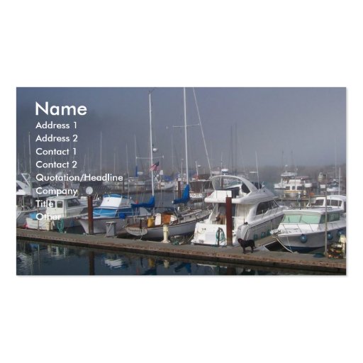 Harbor Boats Business Cards