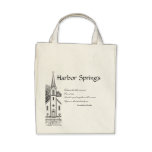 Harbor Springs Grocery Tote Bag