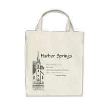 Harbor Springs Grocery Tote Bag