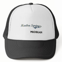 Harbor Springs Michigan City Classic Trucker Hats