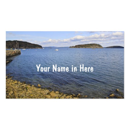 Harbor View Business Cards (front side)