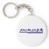 Harbour Island, Bahamas Keychains