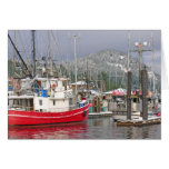Harbour marina snowfall cards