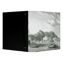 Harbour of Rio Janiero 3 Ring Binders
