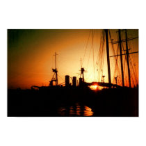 harbour sunset posters